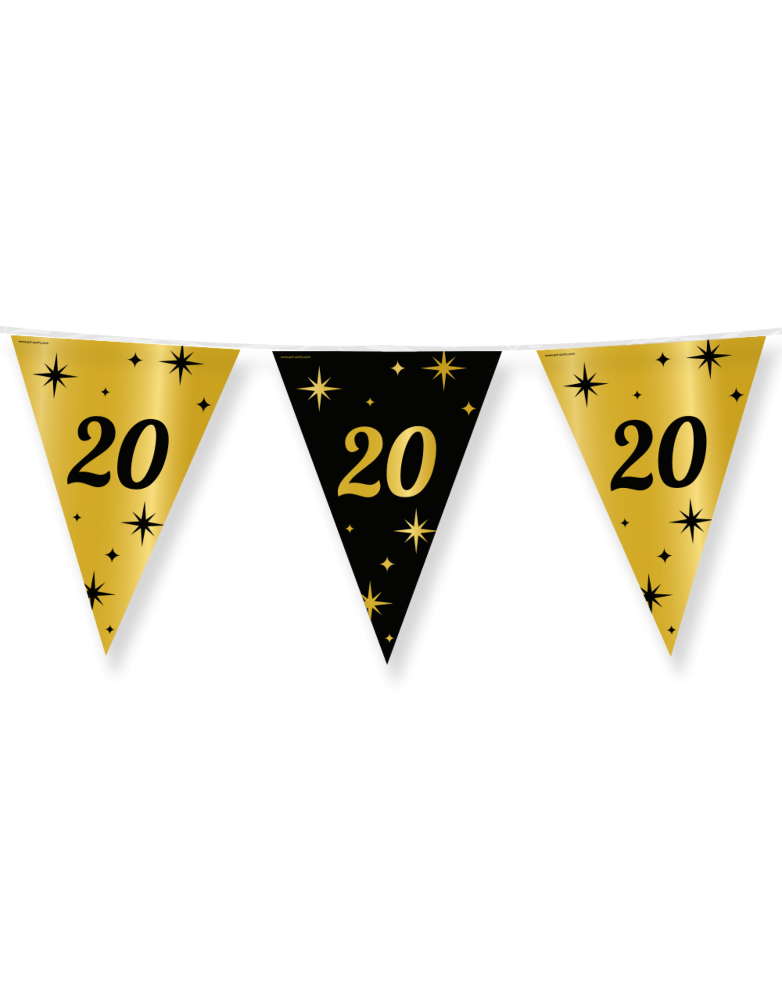 pd party Classy Party Flags Foil met Leeftijd