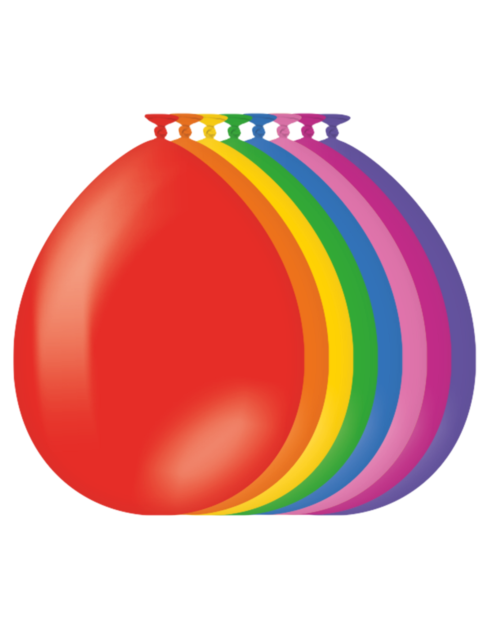 pd party Ballonnen 10 stuks Multi Colour