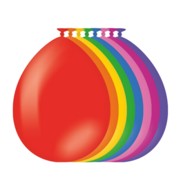 pd party Ballonnen 10 stuks Multi Colour