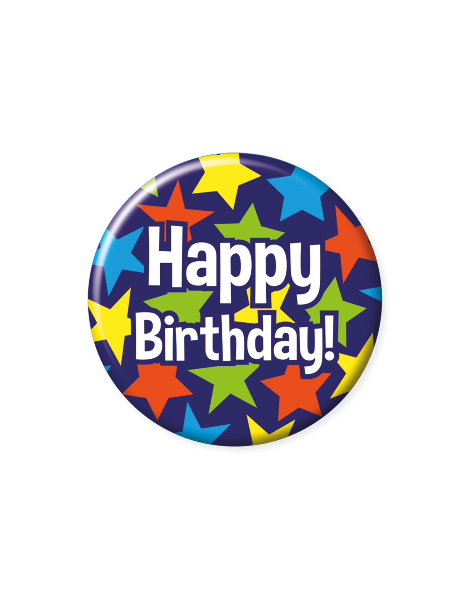 pd party Button Small "Happy Birthday"