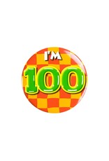 pd party Button Small  "I'm 100"