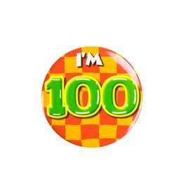 pd party Button Small  "I'm 100"