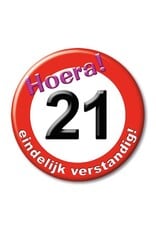 pd party Button Small Verkeersbord - 21