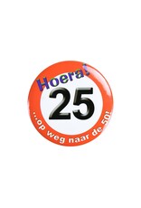 pd party Button Small Verkeersbord - 25