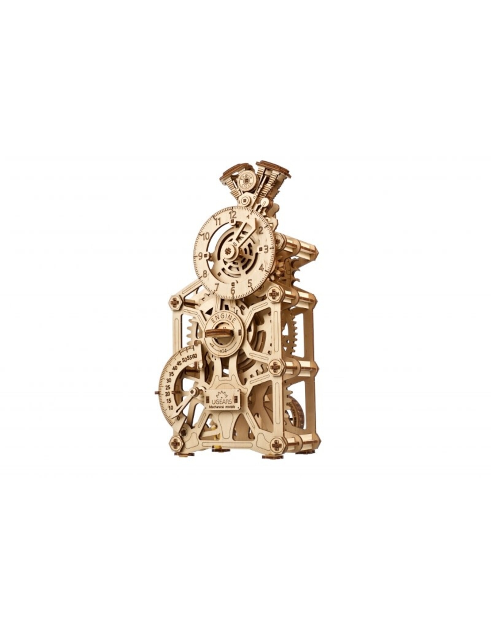 Ugears Houten Modelbouw - Engine Clock