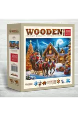 Wooden Puzzle 1010 Santa Claus Is Comming