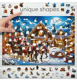 Wooden Puzzle 1010 Santa Claus Is Comming