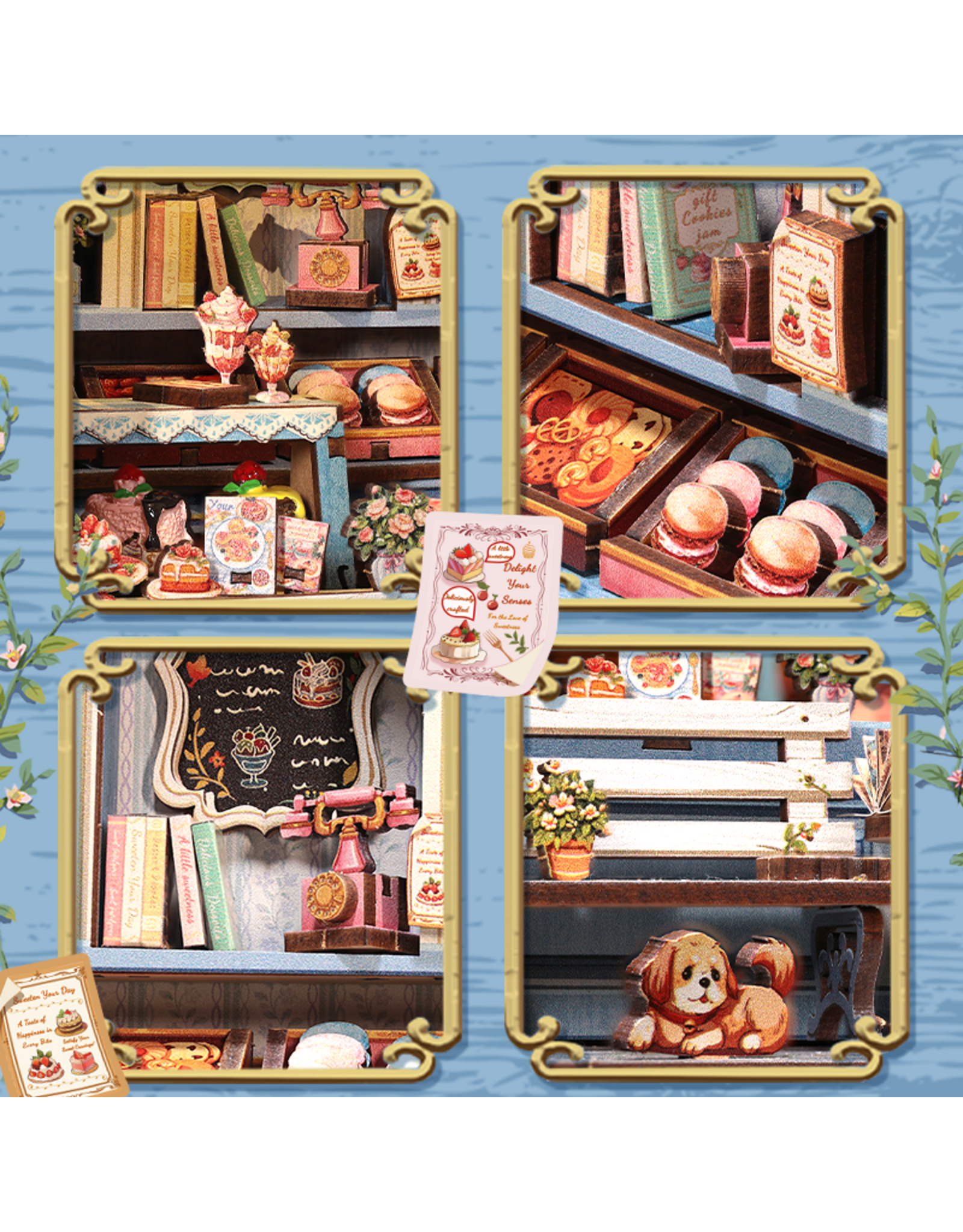 DIY Book Nook Kit ''Sweet Marie''