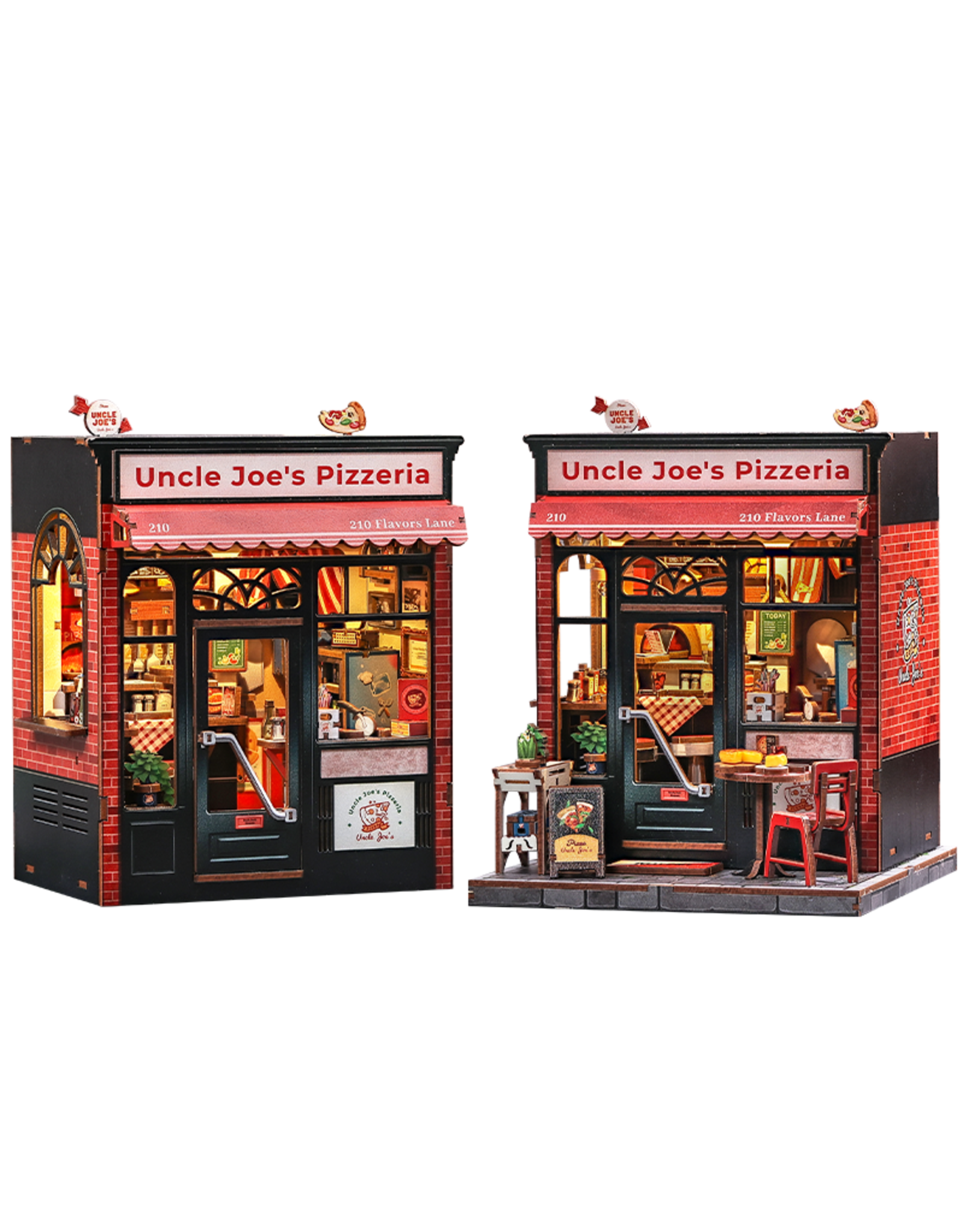DIY Book Nook Kit "Uncle Joe's Pizzeria"