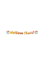 pd party Letter Banner - Welkom Thuis