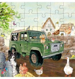 Animal Friends Animal Friends Card + Puzzle "Land Rover"