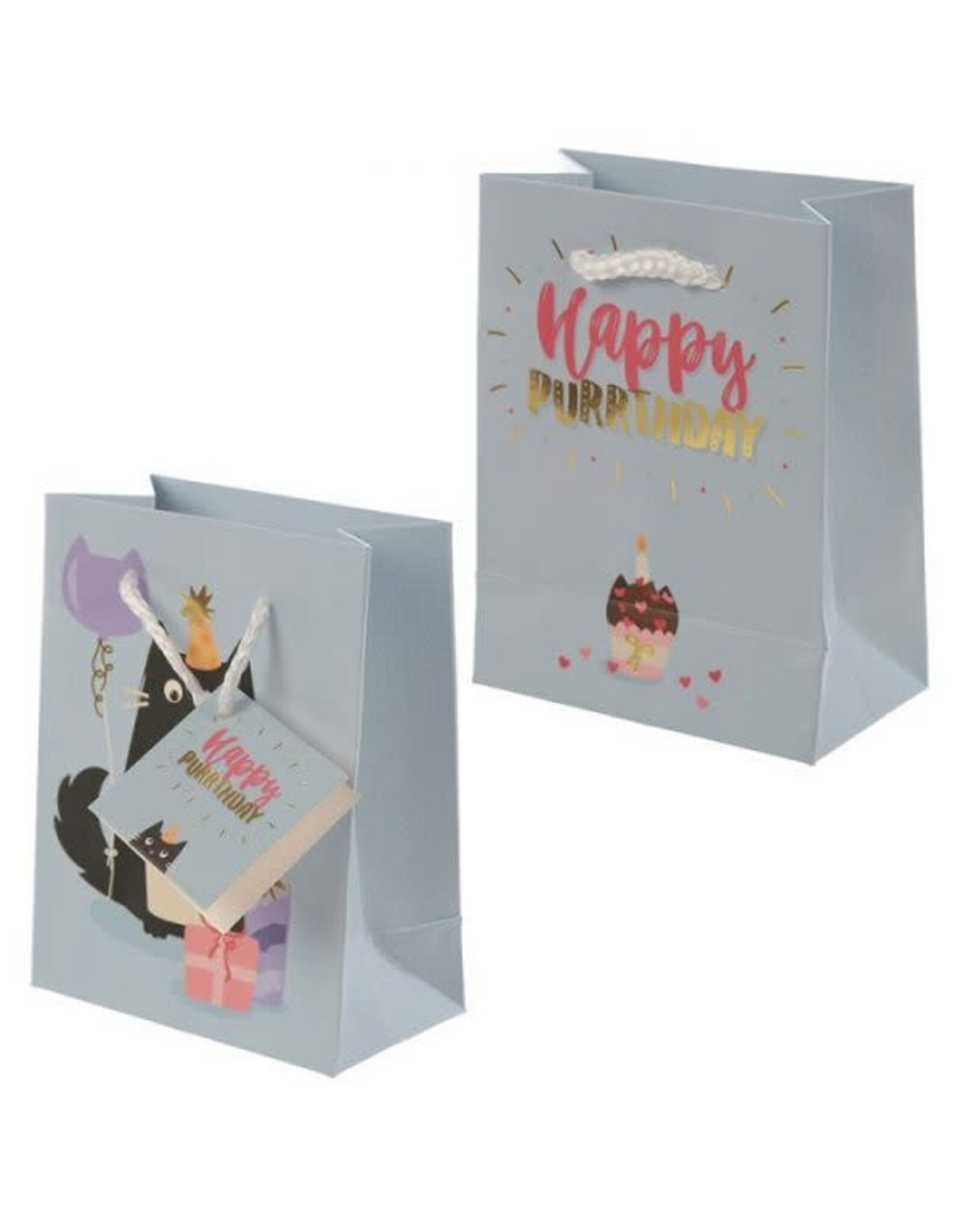 Giftbag Small “Happy Purrthday”