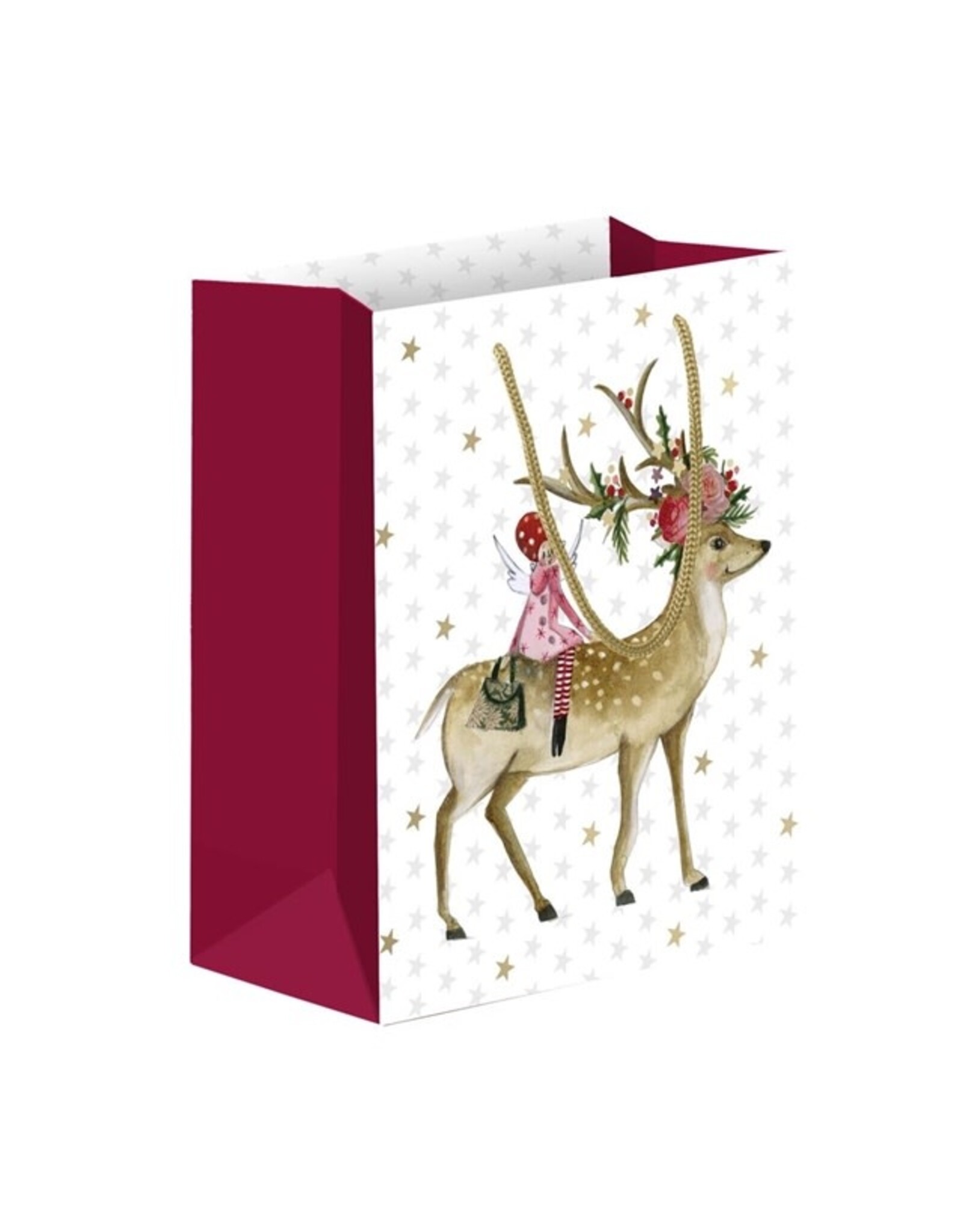 Grätz Geschenktüte Weihnachtshirsch Mittel