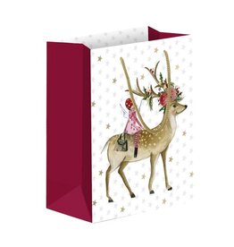 Grätz Geschenktüte Weihnachtshirsch Mittel