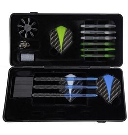 Longfield Games Dartset Zwart Brass