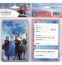 Uitnodigingen “Frozen Blauw”
