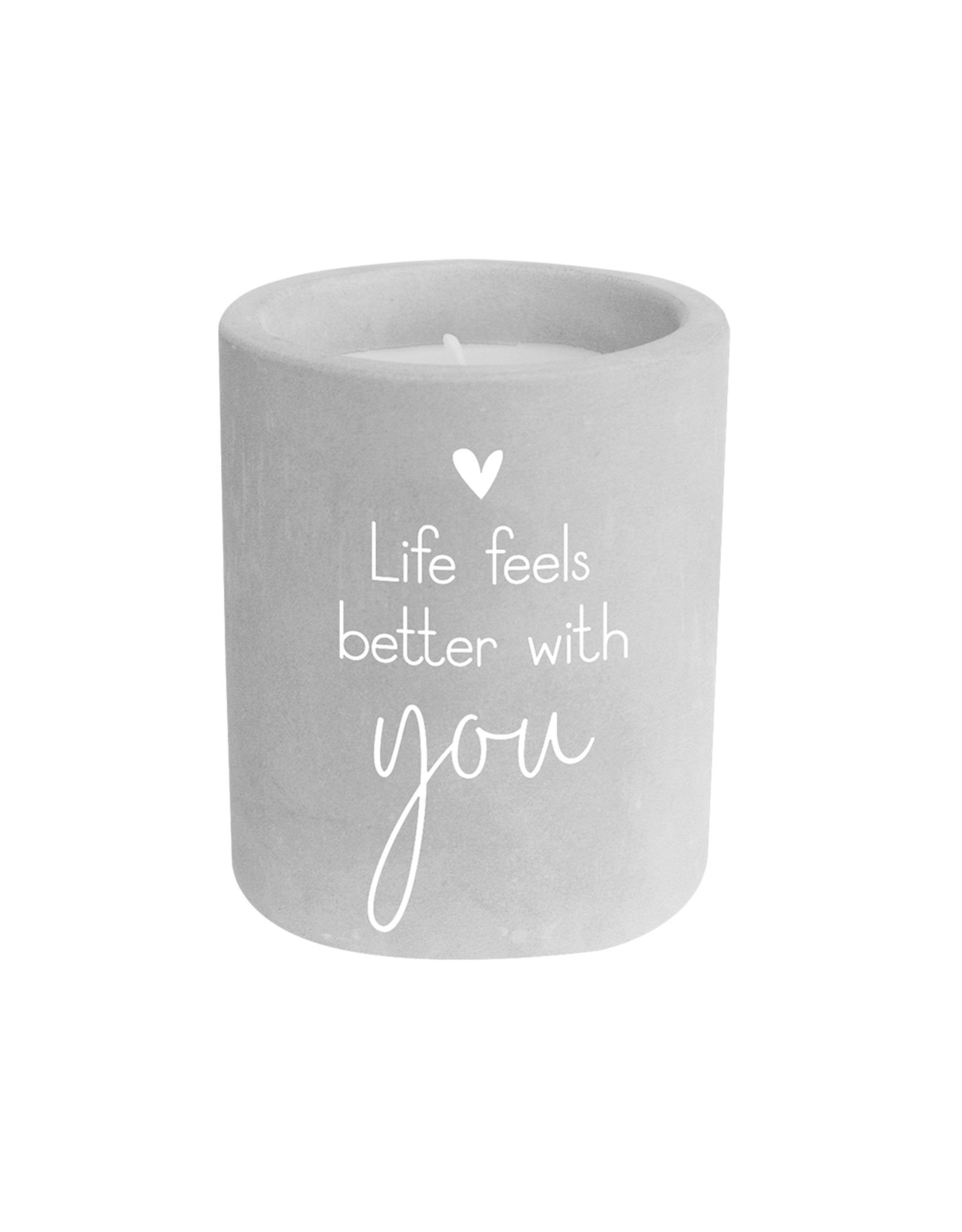 pd party Cement Candle - Better with you