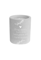 pd party Cement Candle - Zing, Vecht...
