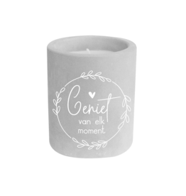 pd party Cement Candle - Geniet