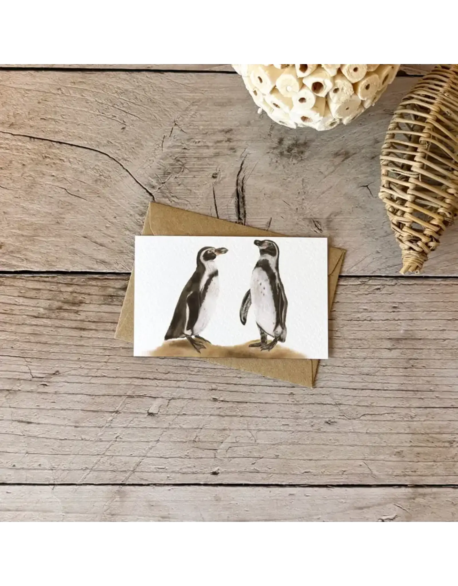 Giftcard - Mini kaartje Pinguïns