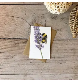 Giftcard - Mini kaartje Hommel op bloem