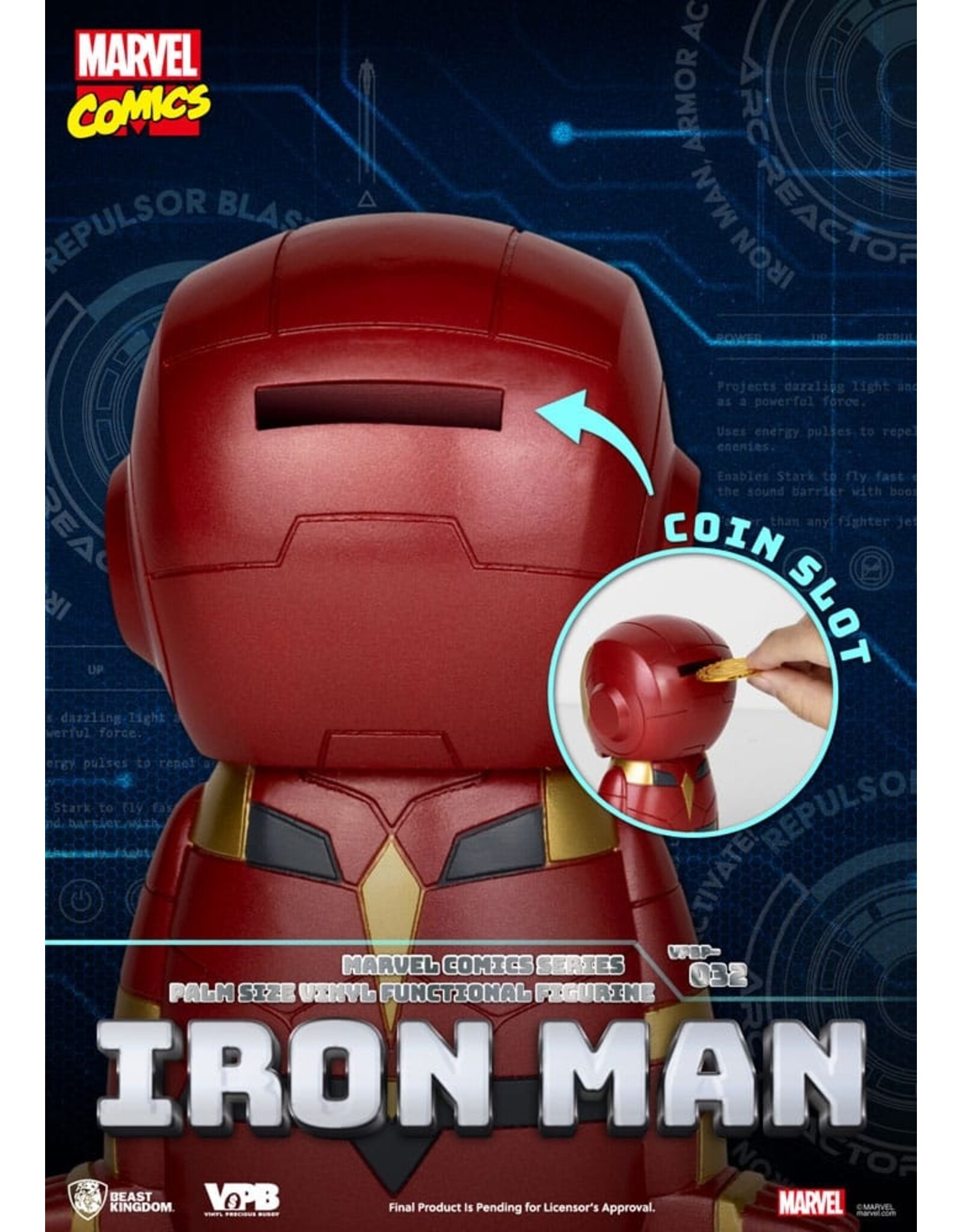 Marvel Comics Iron Man Coin Bank