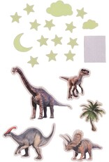 Glow in the dark Dino Muurstickers