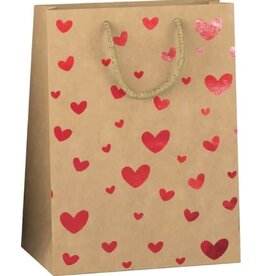 Giftbag Medium “Hotstamp Hart"