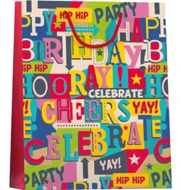 Giftbag Large “Birthday Bright"