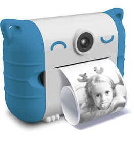 KidyWolf KIDYPRINT Camera met Thermische Printer Blauw