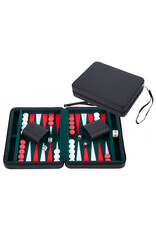 Backgammon met rits Zwart