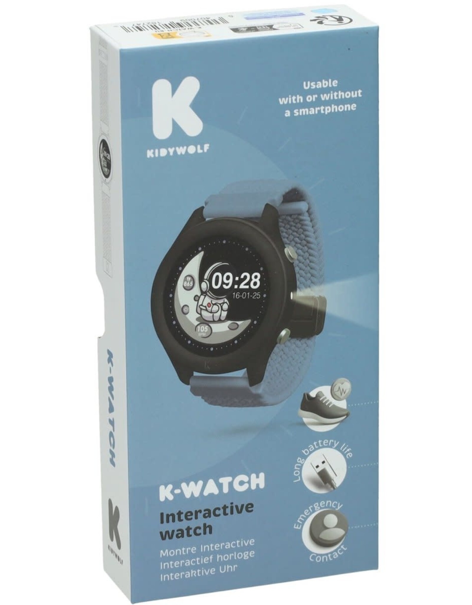 KidyWolf KIDYWATCH Blauw