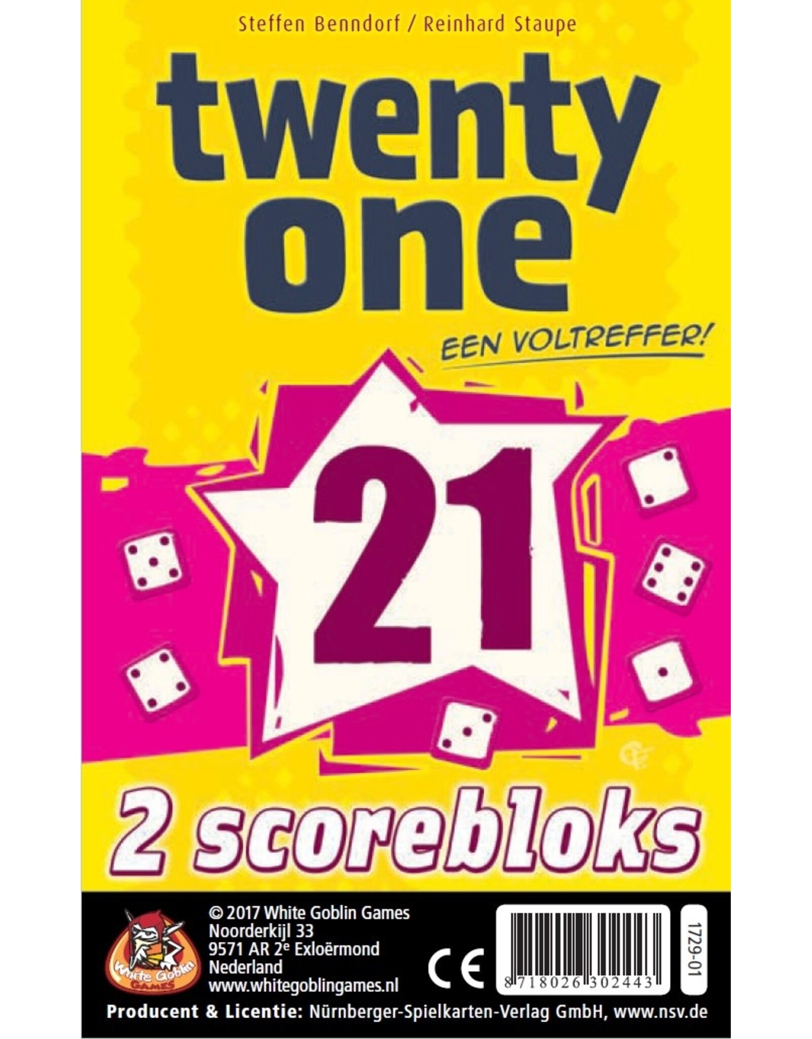 White Goblin Games Twenty One Scoreblokken
