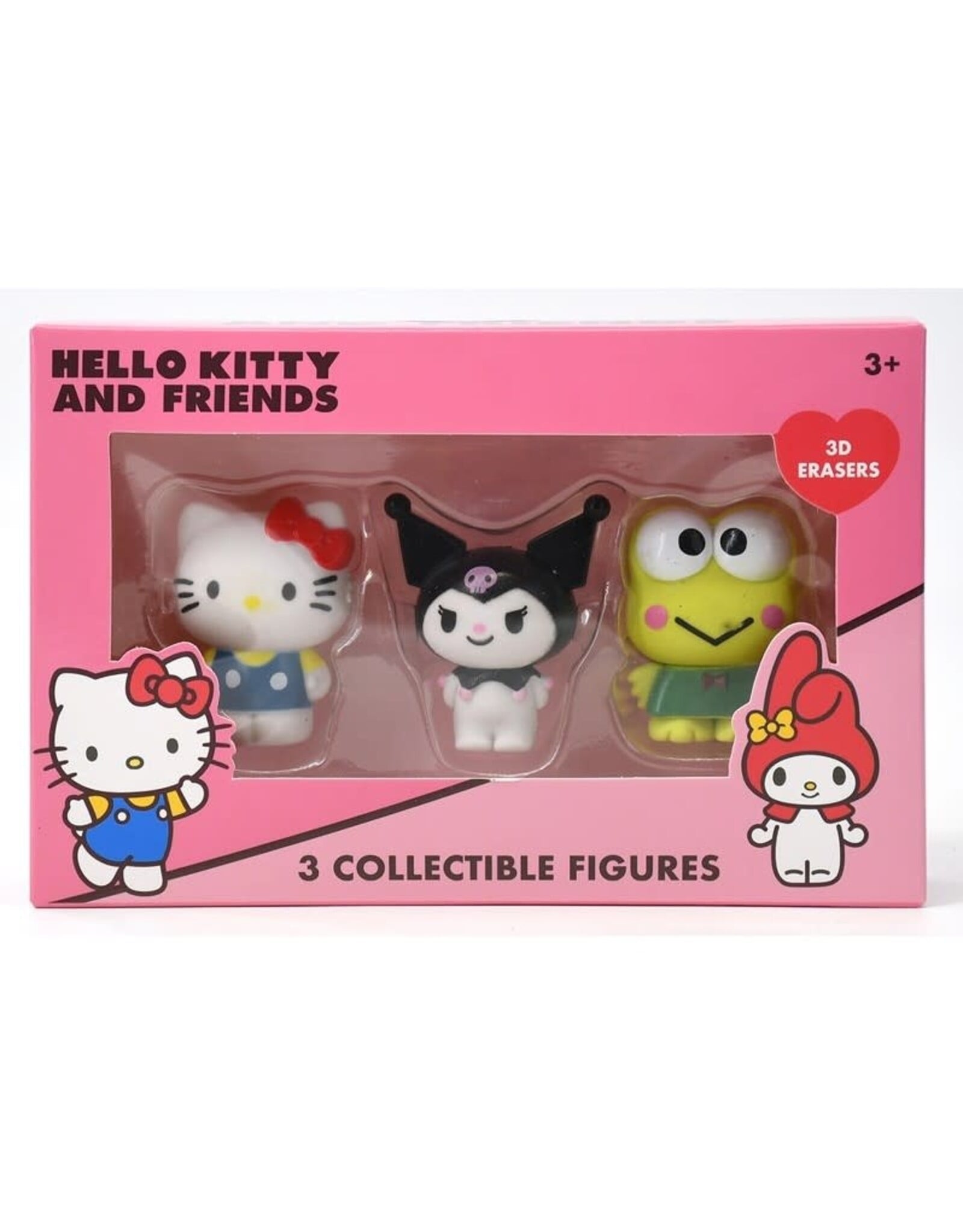 Hello Kitty 3D - Squishy Erasers 3 Pack