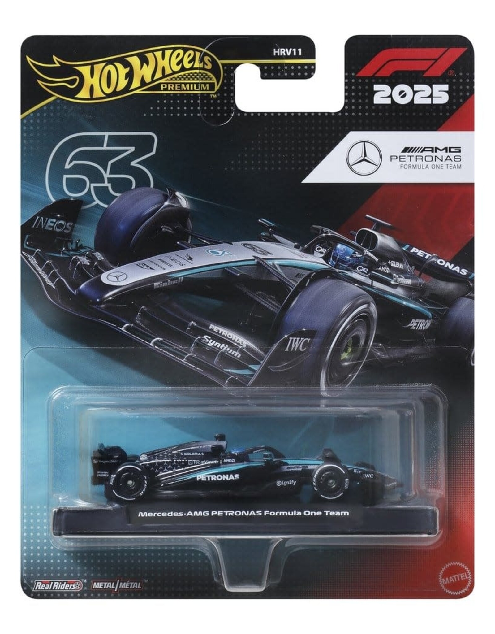 HotWheels Hot Wheels Formula 1 Team Mercedes Benz #63