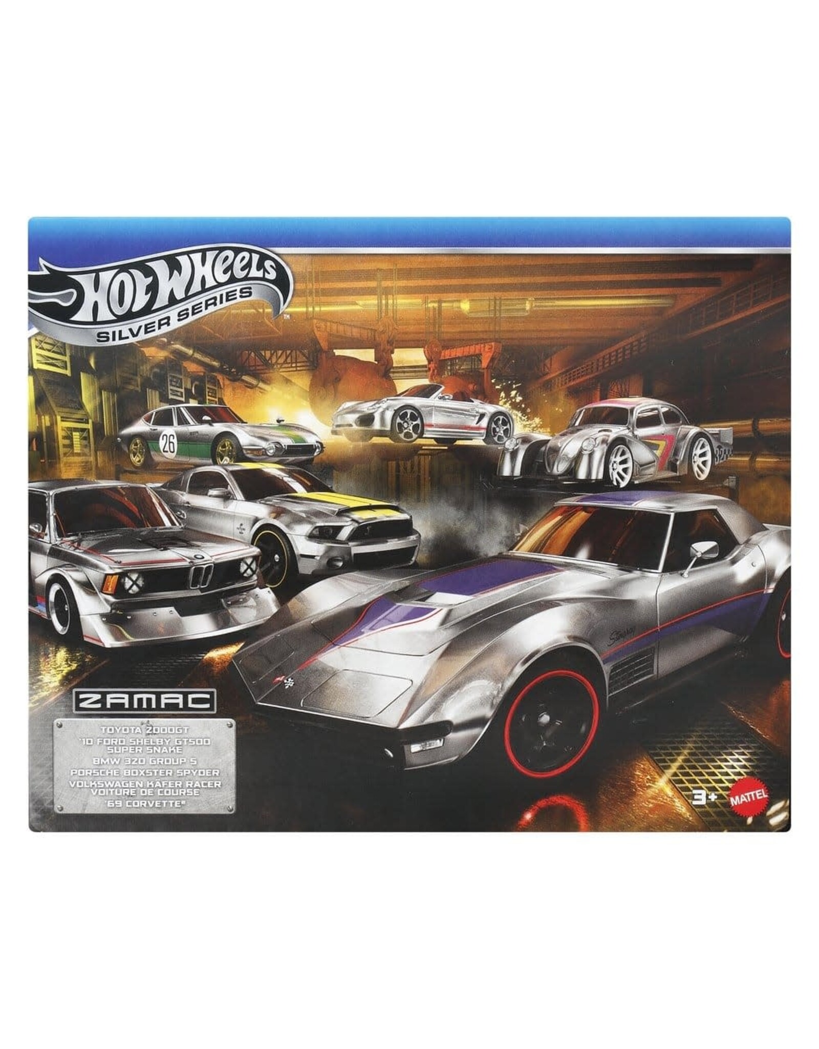HotWheels Hot Wheels Silver Series 6-Pack ZAMAC