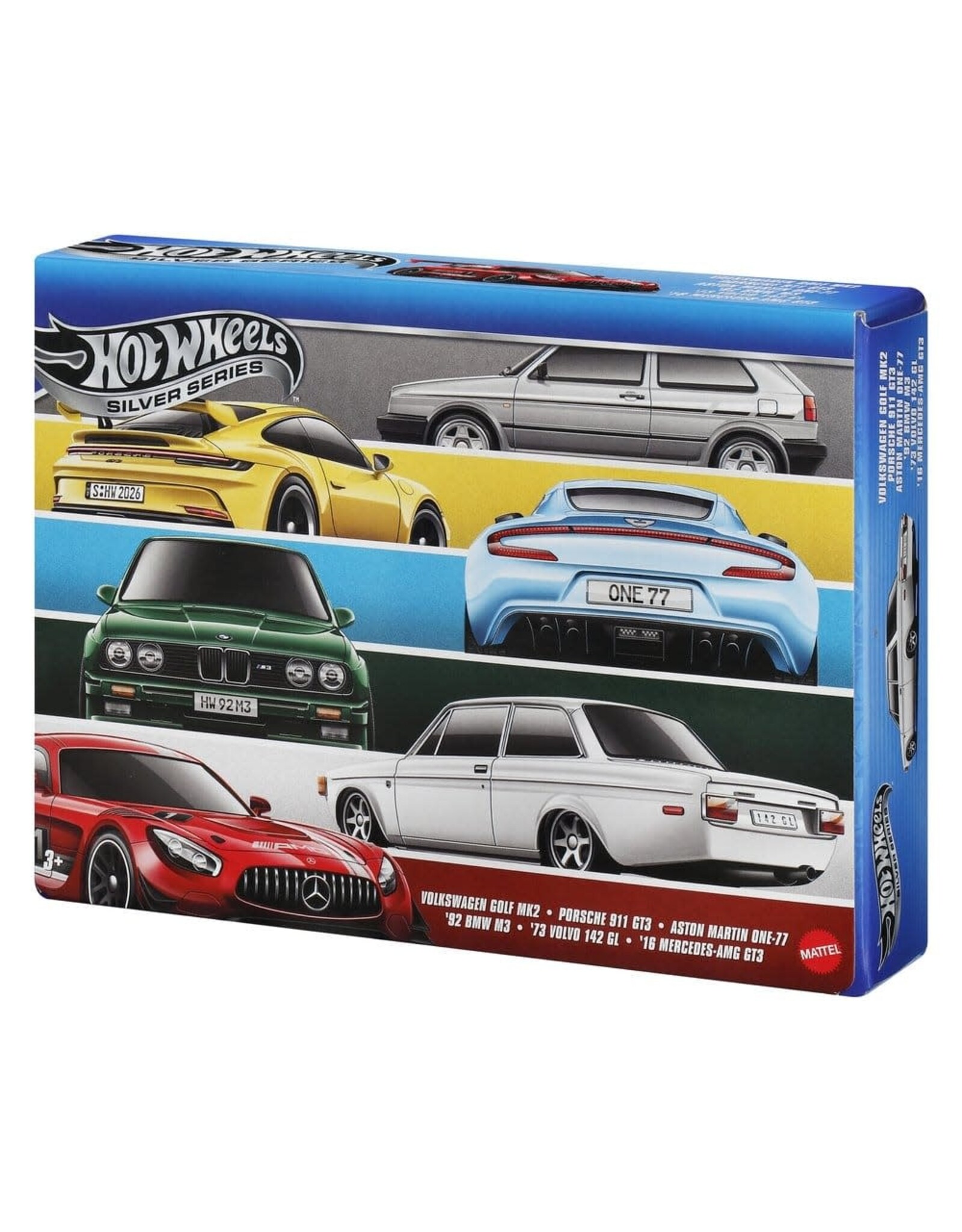 HotWheels Hot Wheels Silver Series 6-Pack Euro Style