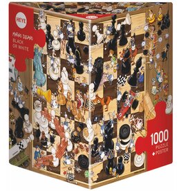Heye Puzzel + Poster "Black or White”