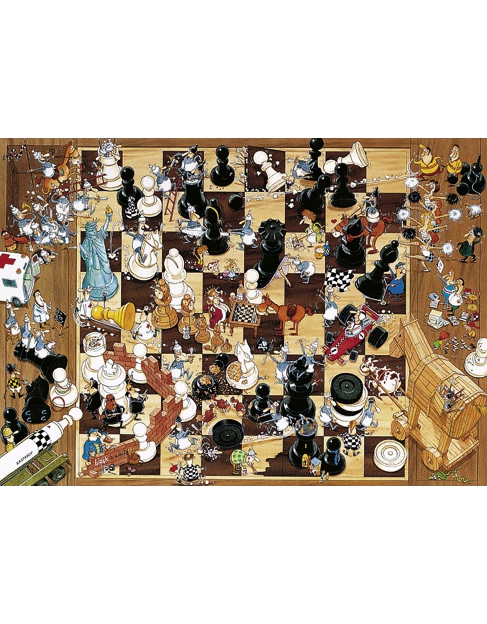 Heye Puzzel + Poster "Black or White”