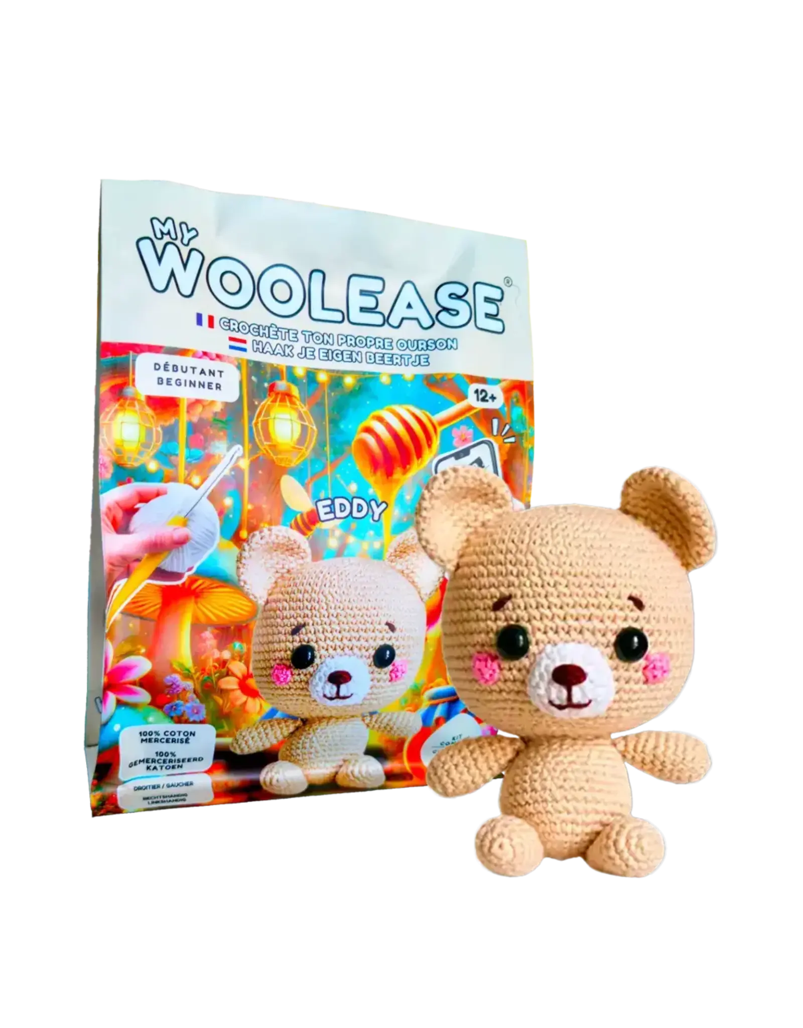 My Woolease Crochet Kit Eddy Bear