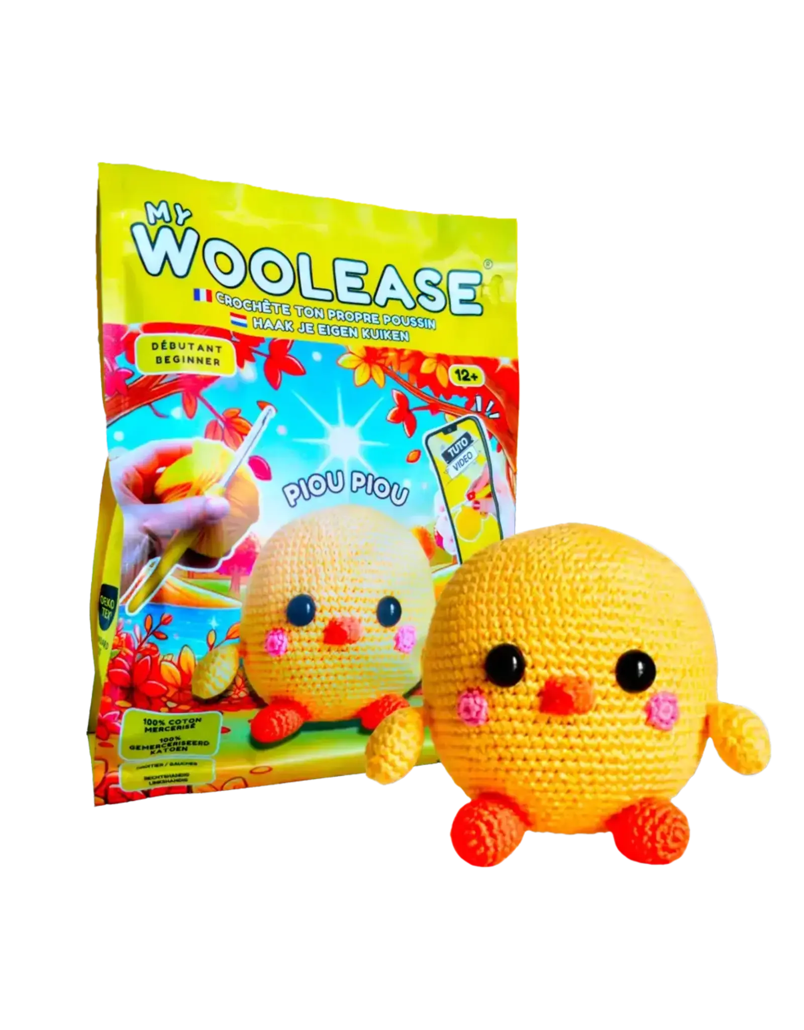 My Woolease Crochet Kit Piou Piou Chick