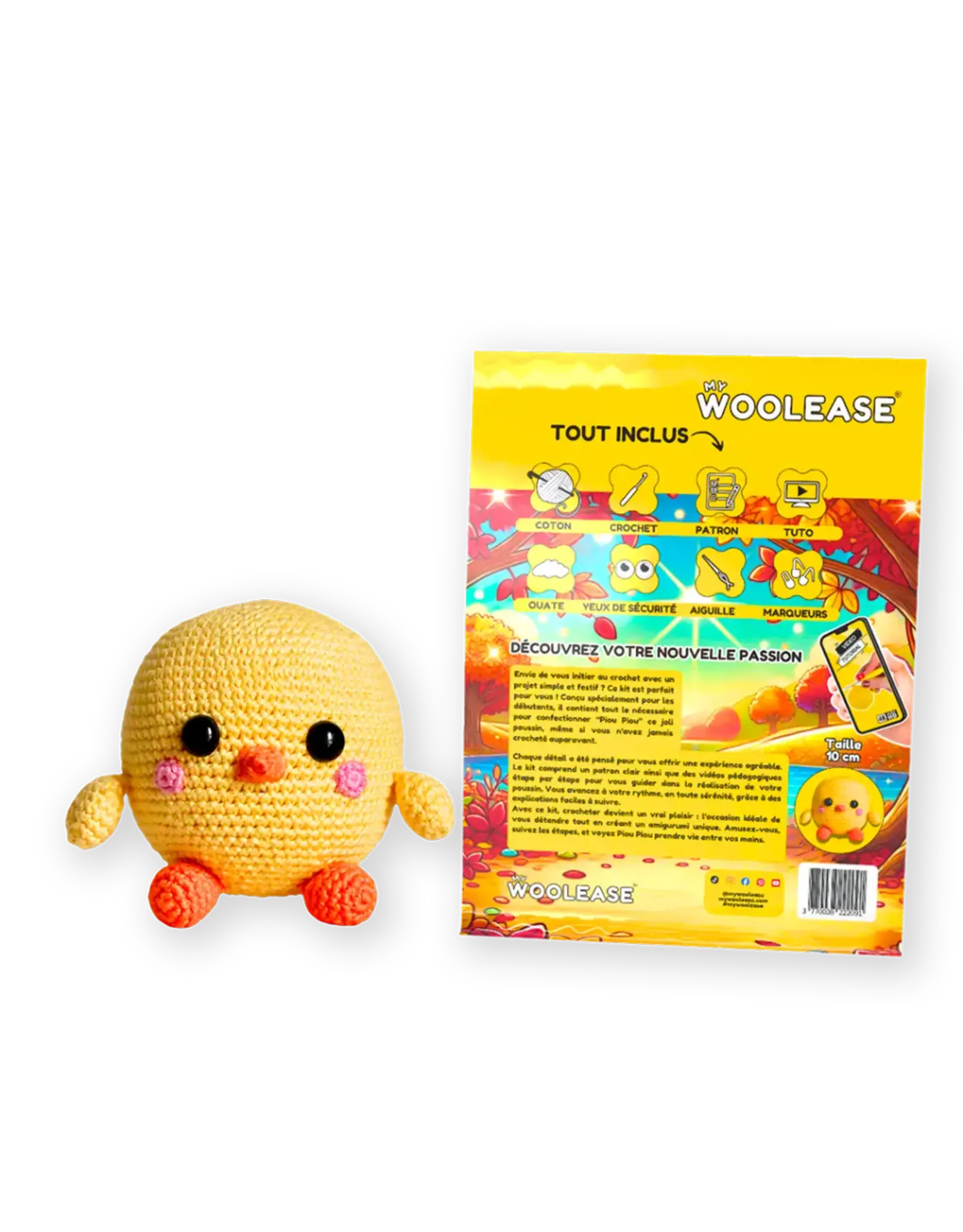 My Woolease Crochet Kit Piou Piou Chick