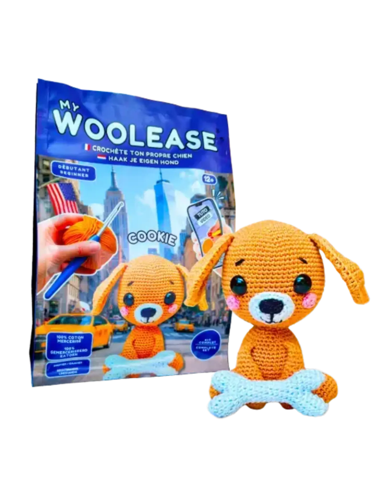 My Woolease Crochet Kit Cookie Dog