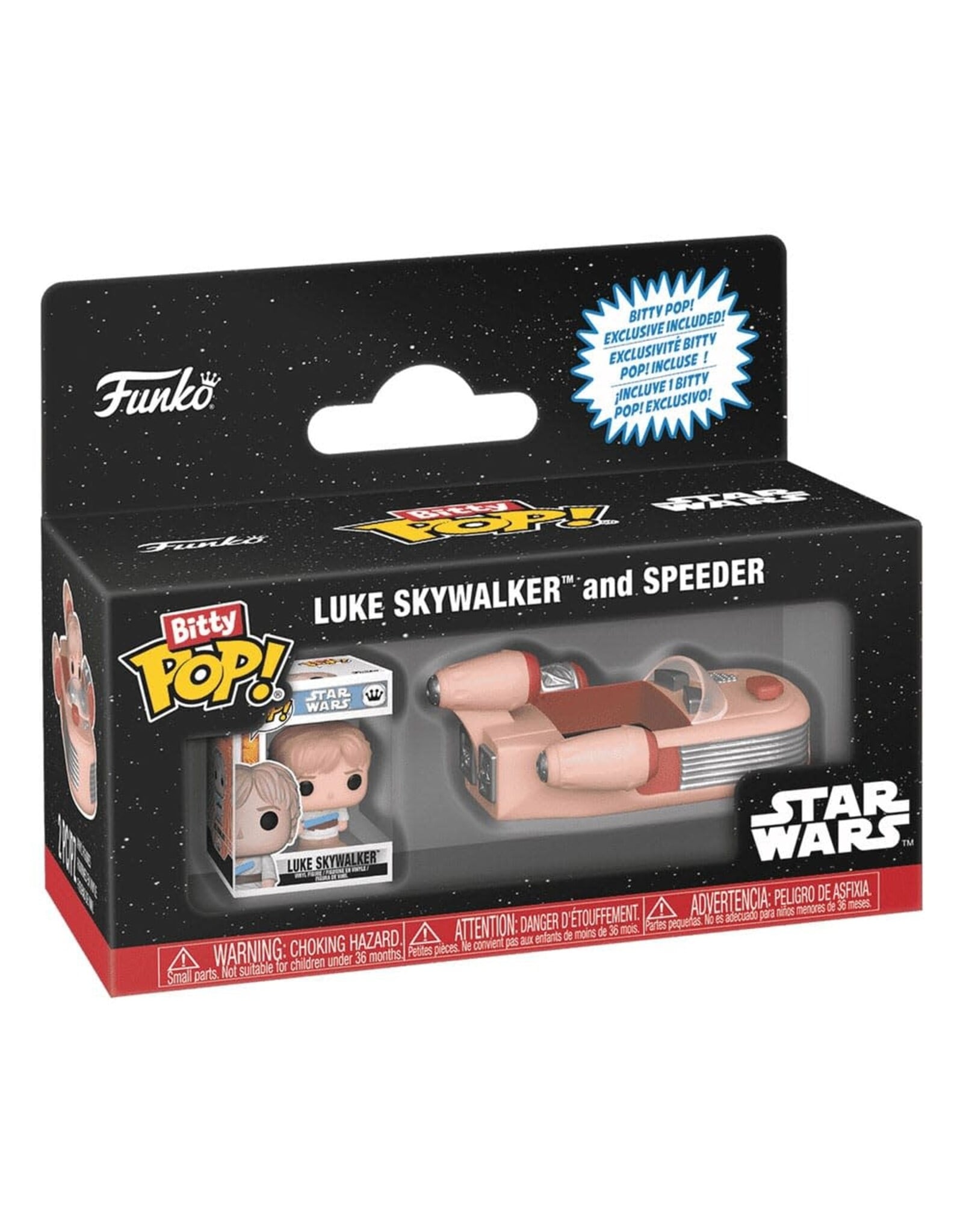 Funko Bitty Pop! Rides Star Wars - Luke Skywalker and Speeder