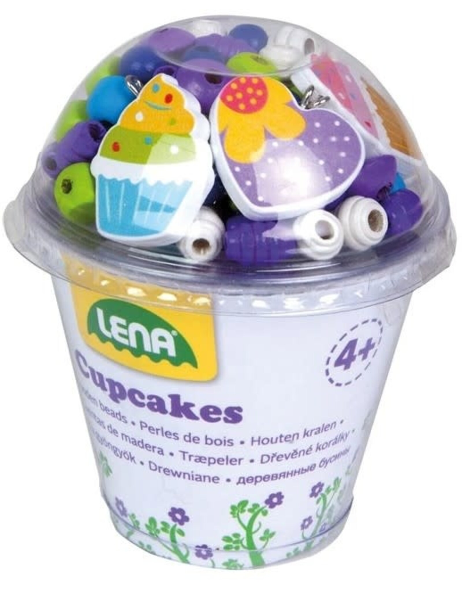 Lena Houten Kraaltjes Cupcake