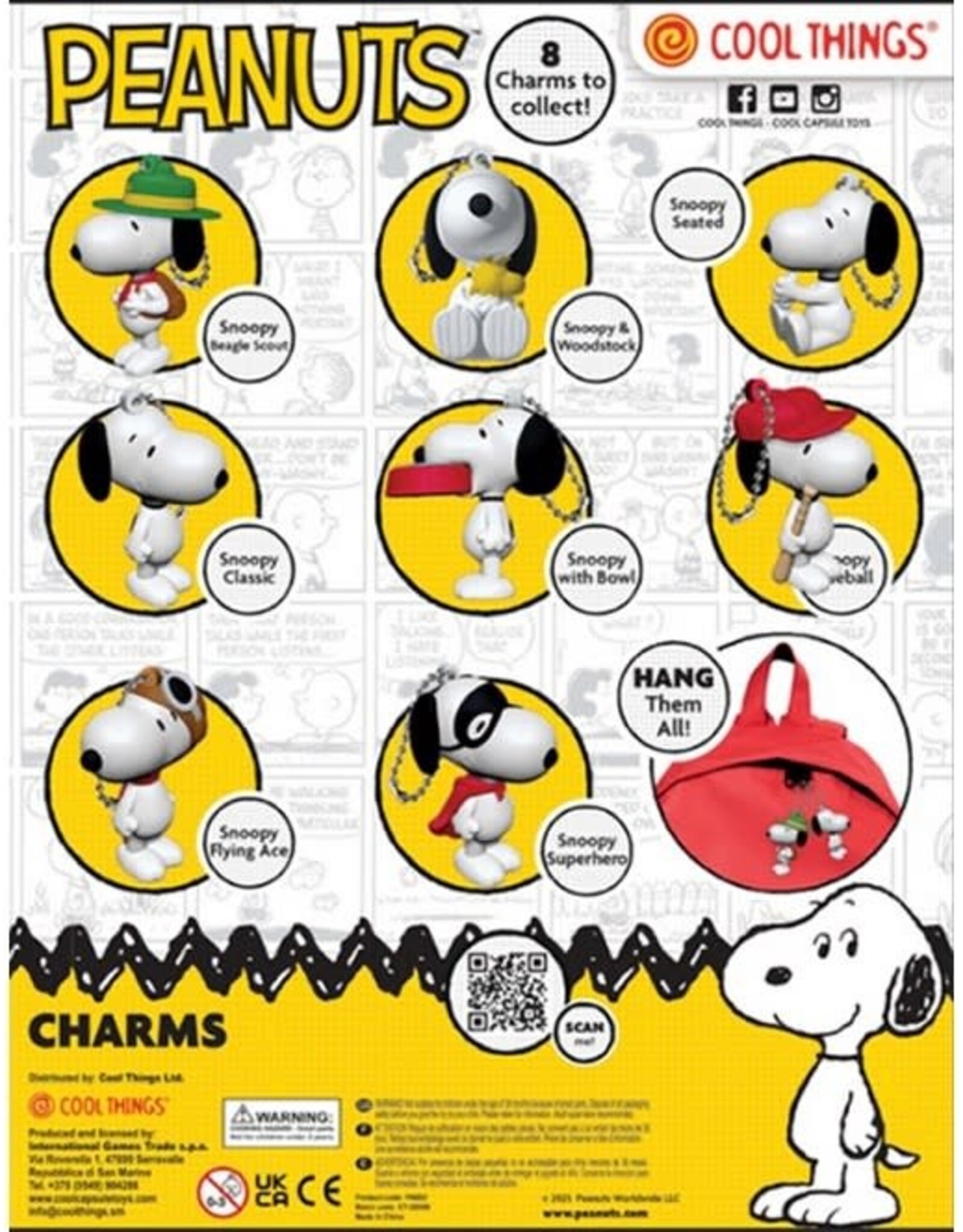 Capsule Snoopy Charms