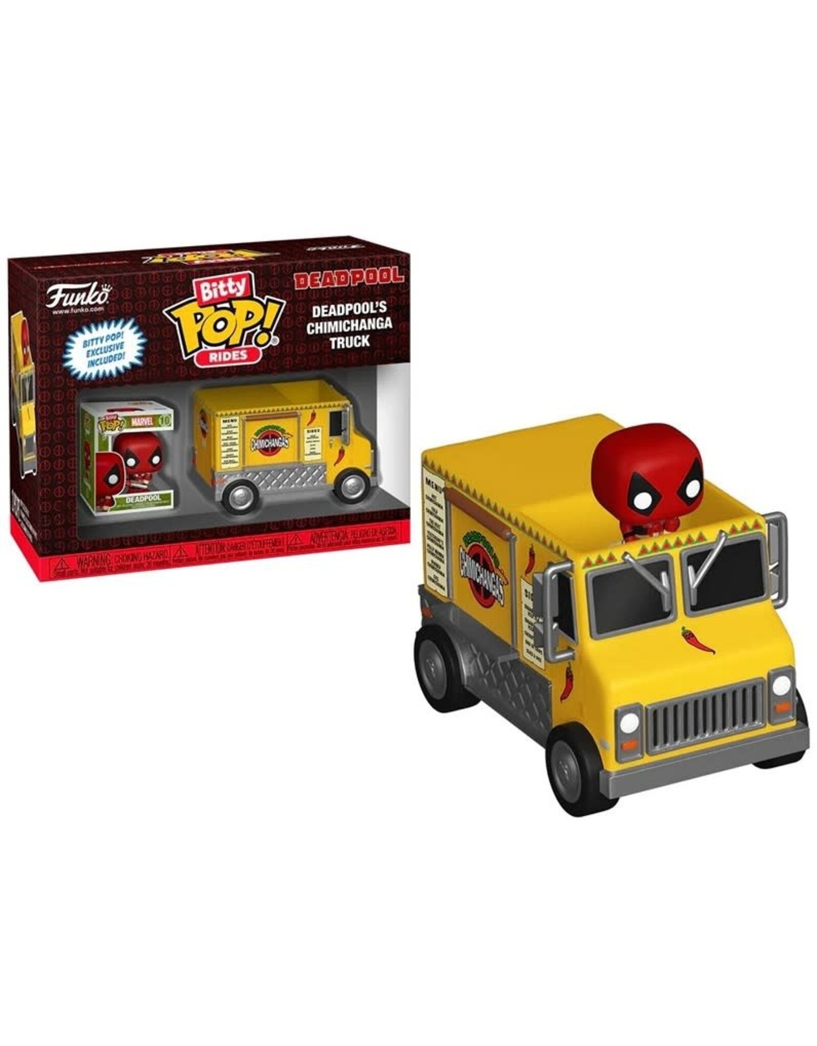 Funko Bitty Pop! Rides Marvel - Deadpool’s Chimichanga Truck