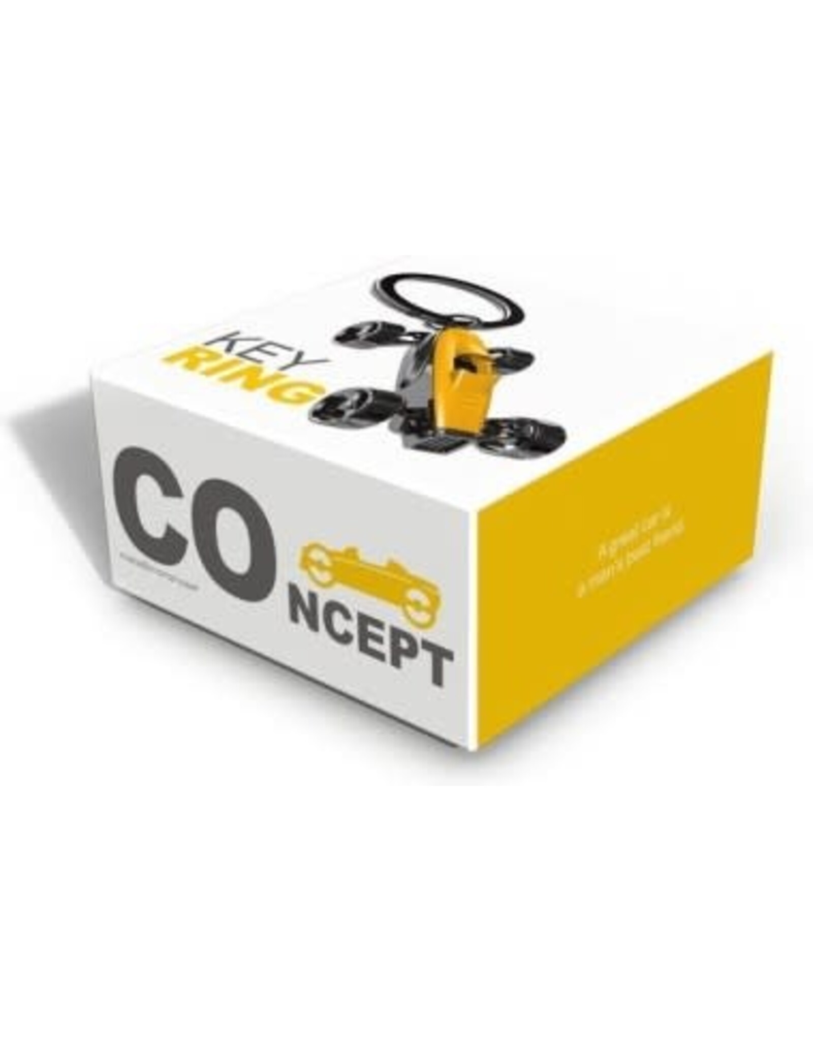 Meta(l)morphose Keyring - Yellow Concept Car