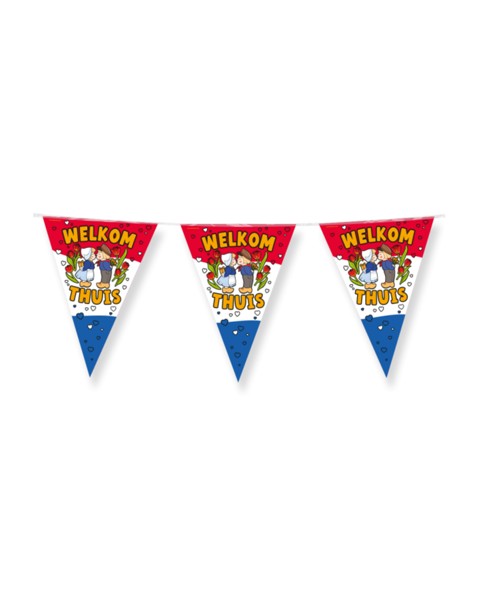 pd party Welkom Thuis Foil Vlaglijn