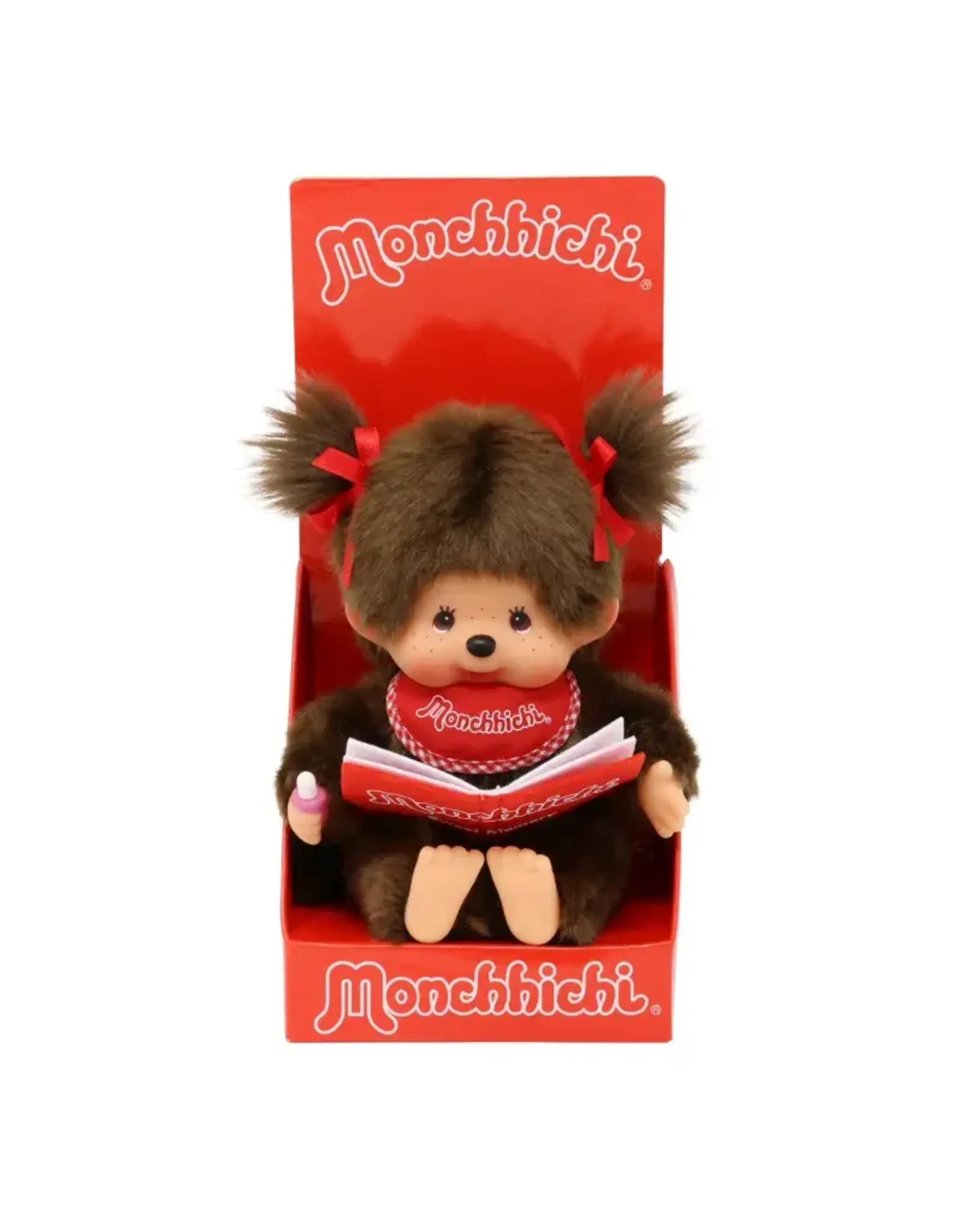 Monchhichi Monchhichi Meisje met Boek